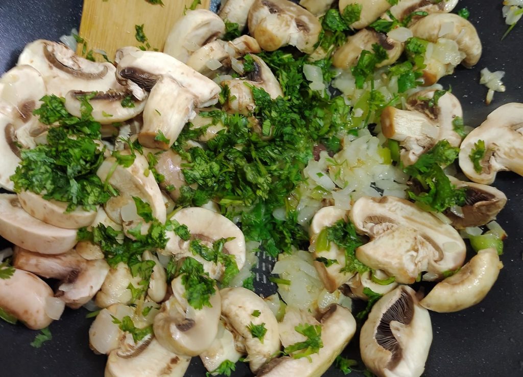 Acelgas a la crema y cilantro