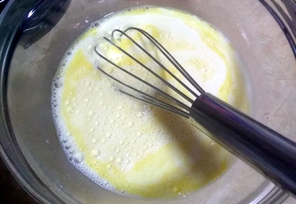Una taza y media de leche