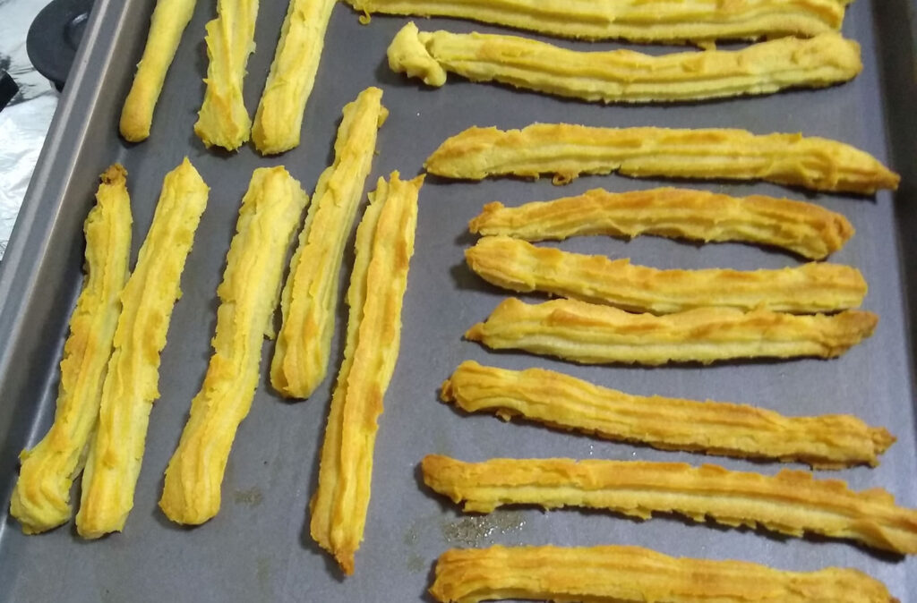 Churros al horno