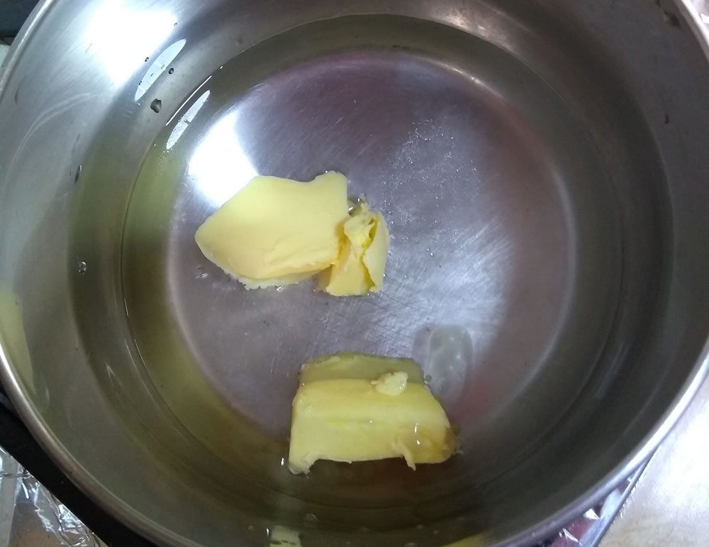 Dos cucharadas de mantequilla