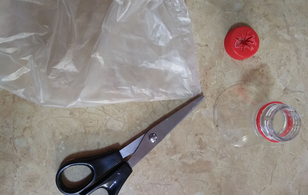 Cortar bolsa en una punta