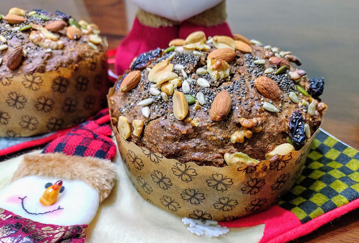 Pan de pascua saludable sin azúcar