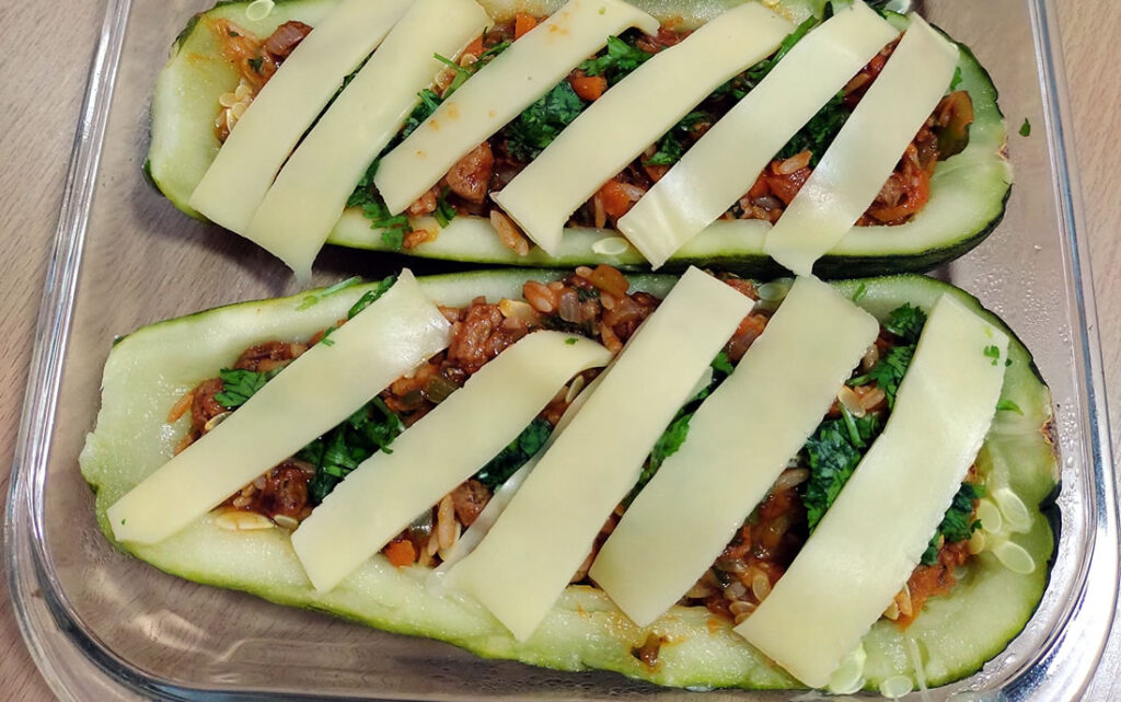 Receta zapallo italiano con queso