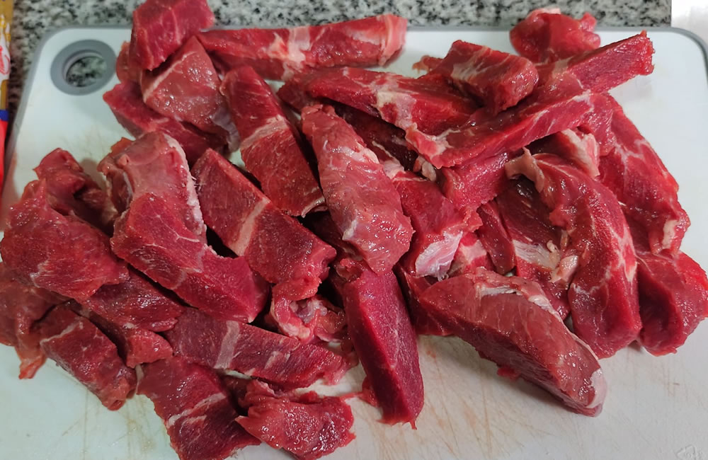 Carne para tallarines saltados