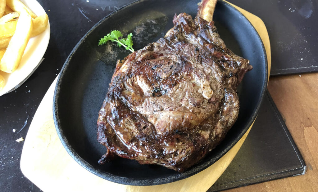 Lomo vetado asado