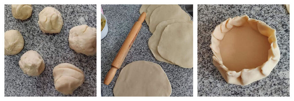 Canastitas de masa