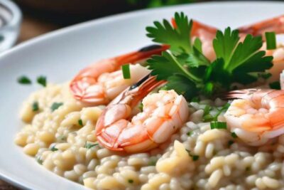 Risotto de Camarones
