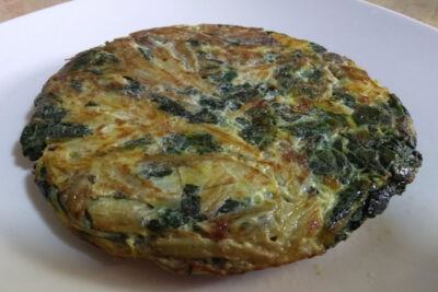 Tortilla de acelga receta