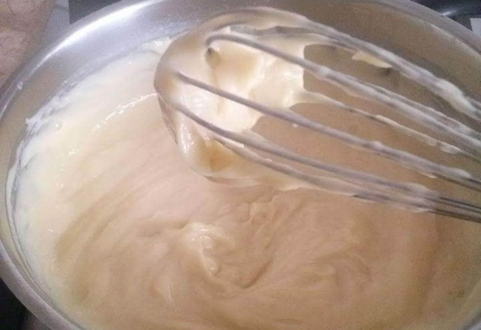 Crema pastelera para berlines